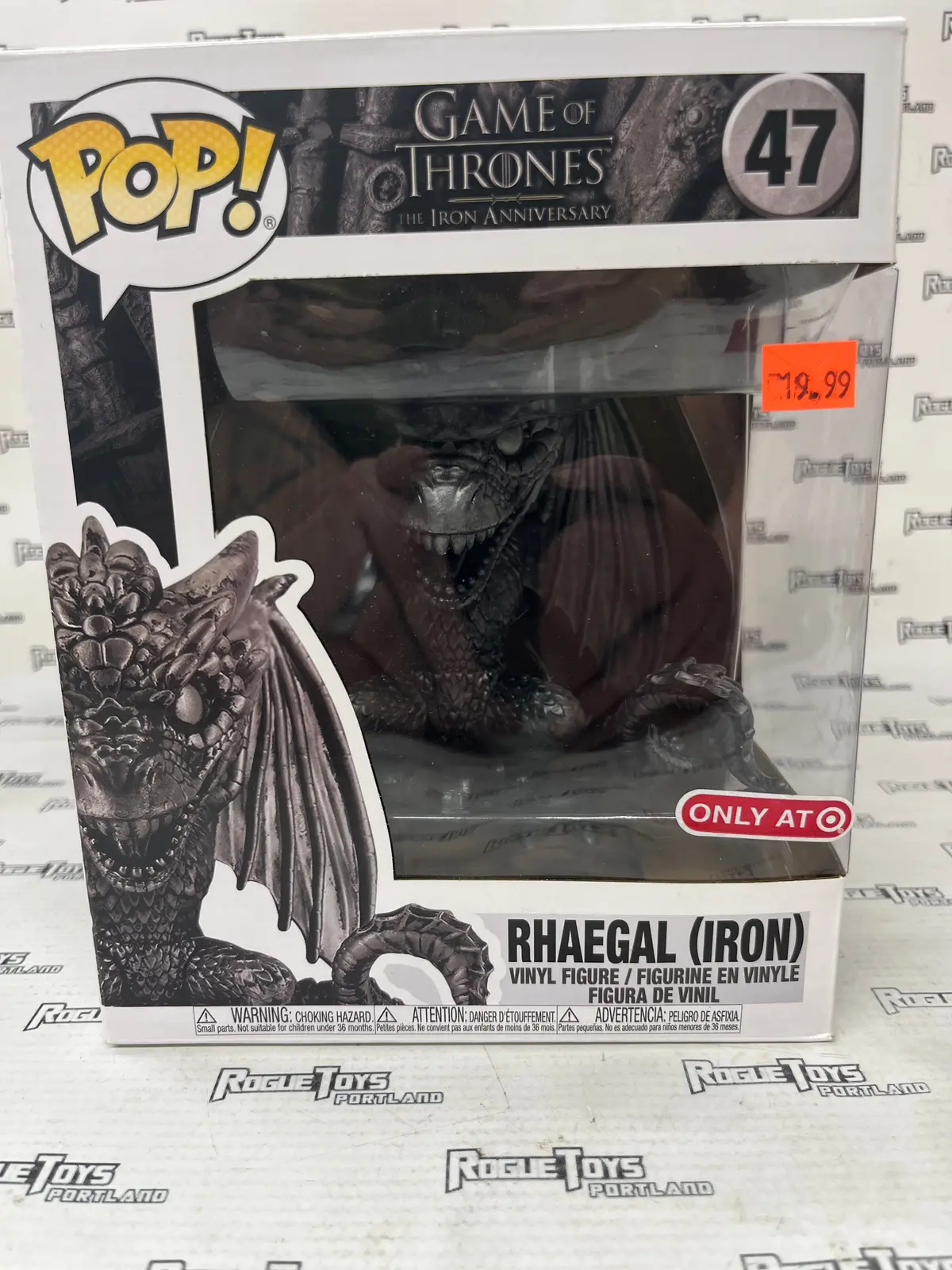 Funko Pop! Game Of Thrones Rhaegal (Iron) 47 1