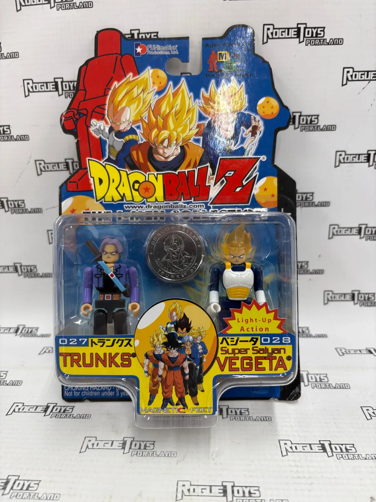 Toynami Dragonball Z I-Men Collection Trunks & Super Saiyan Vegeta 1