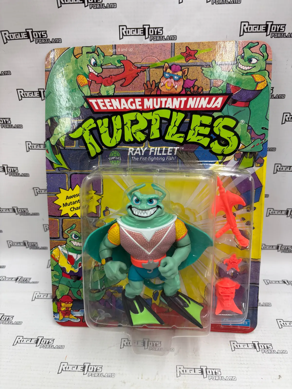 Playmates Teenage Mutant Ninja Turtles Ray Fillet Unpunched Moc 1