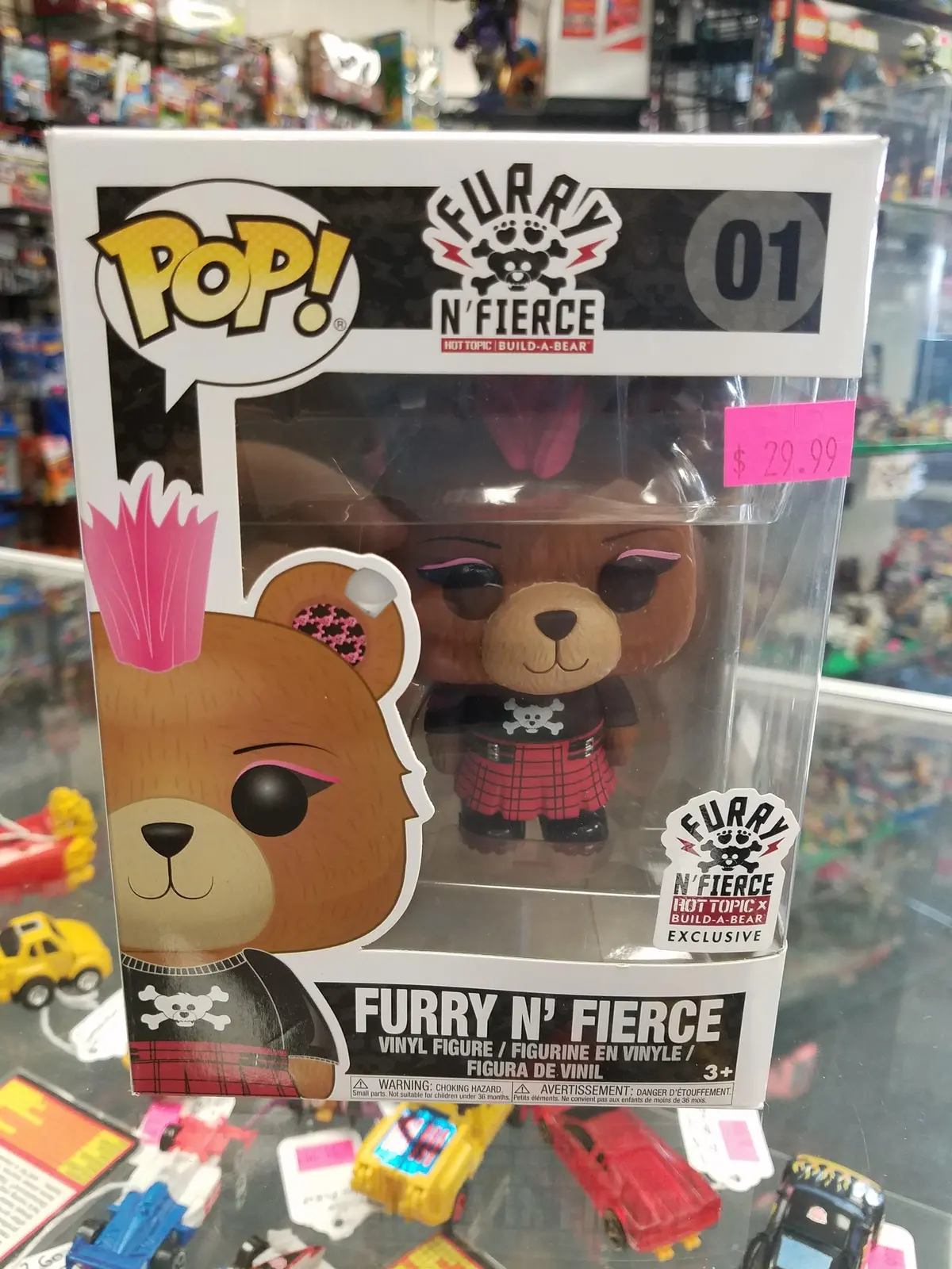 Funko Pop Furry N Fierce Hot Topic Build A Bear, Furry N Fierce Hot Topic Exclusive 1