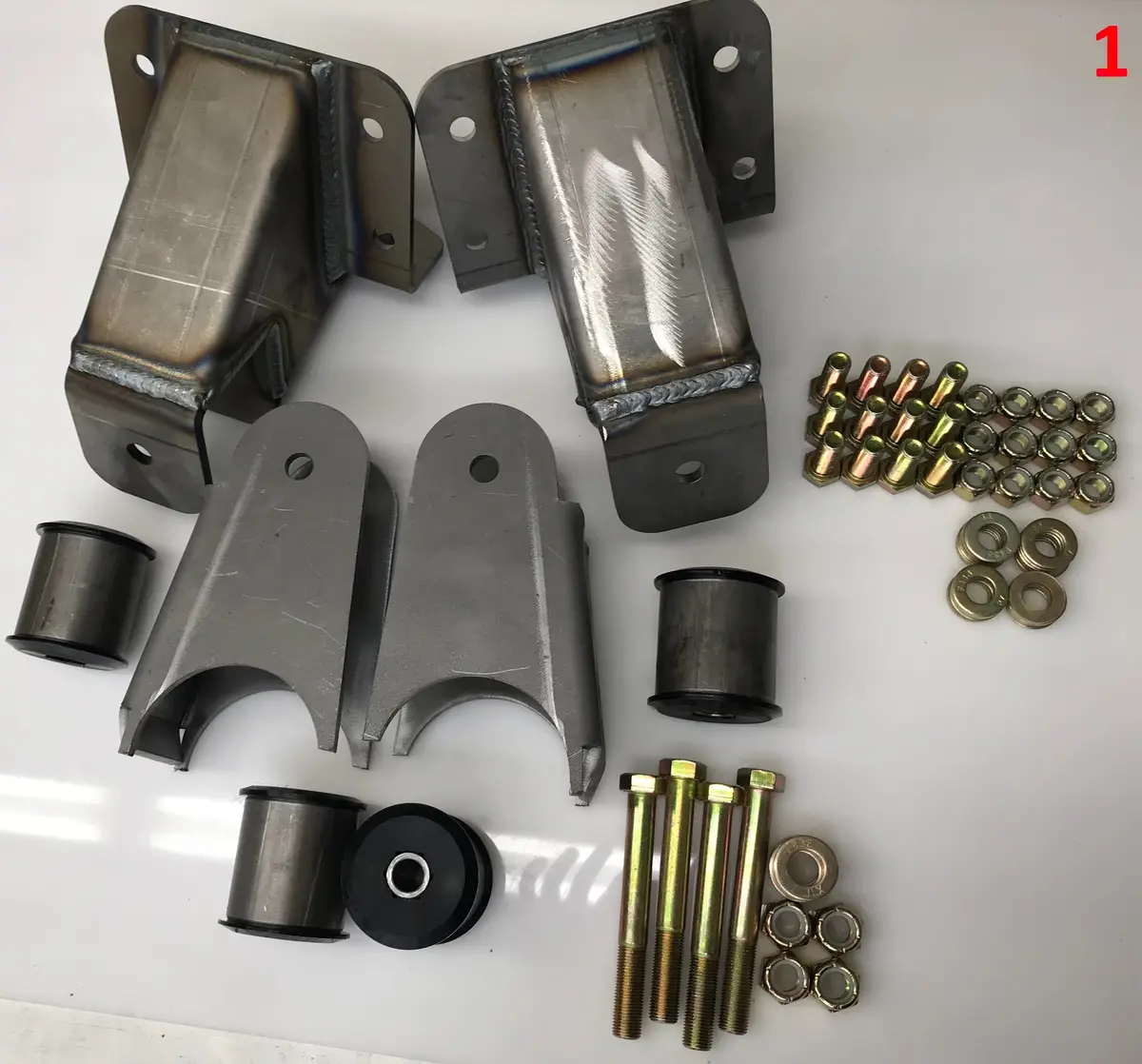 Sky's Ford Traction Bar Bracket Kit - 1980-1997 Ford F-Series 1
