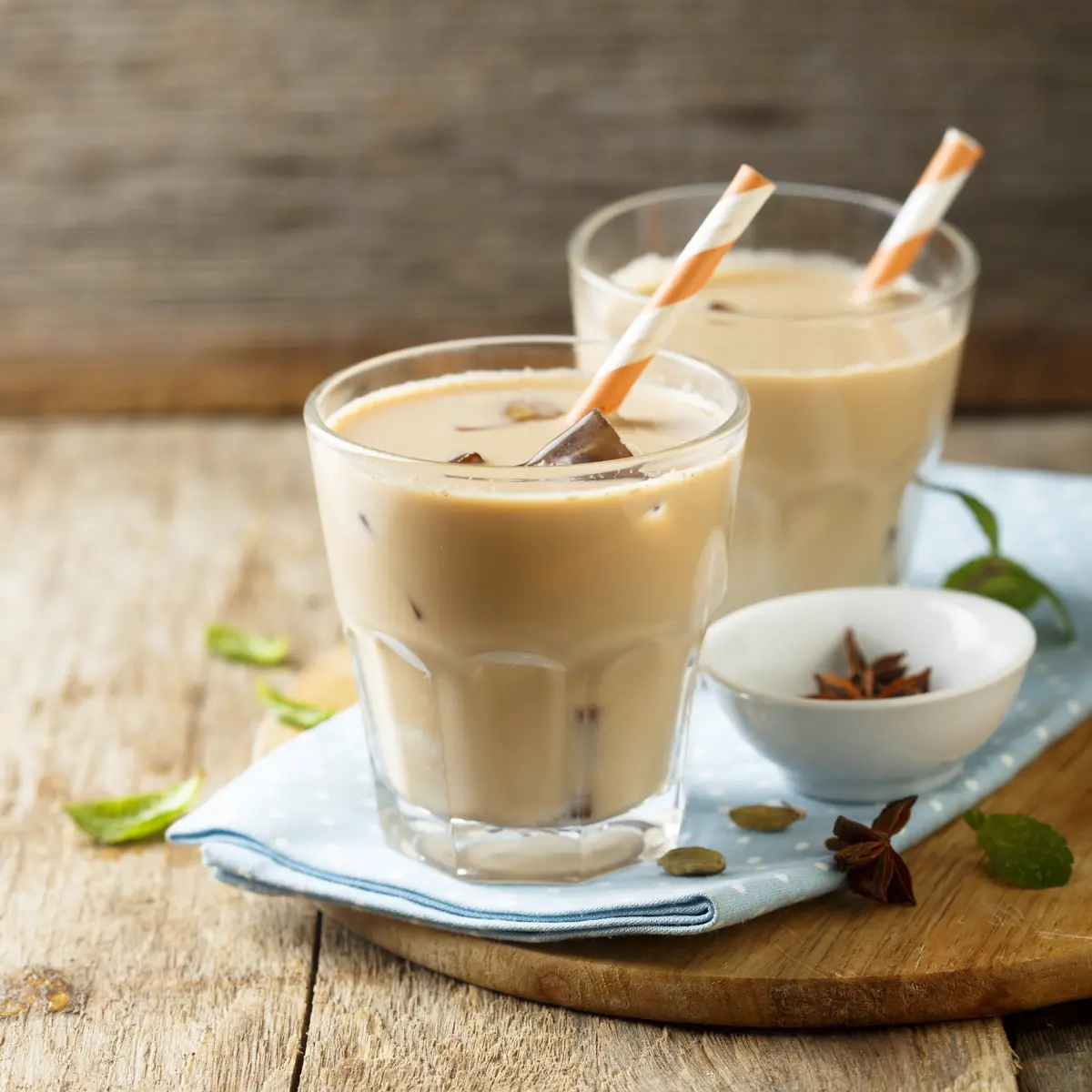 Iced Gingerbread Chai Tea Latte 1