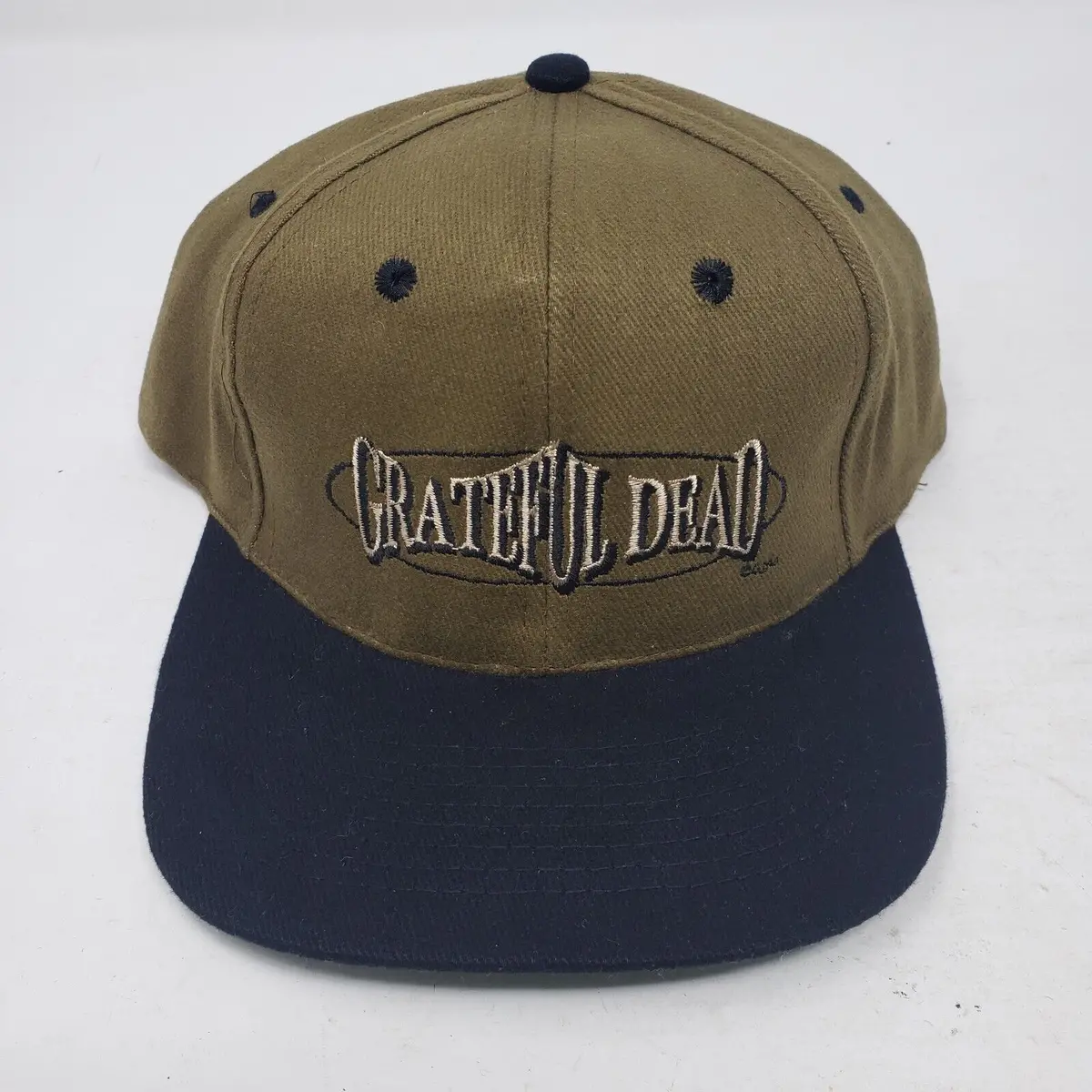 Vintage Grateful Dead Spellout Baseball Hat Cap Mens Os Snapback Jerry Garcia Kc 1
