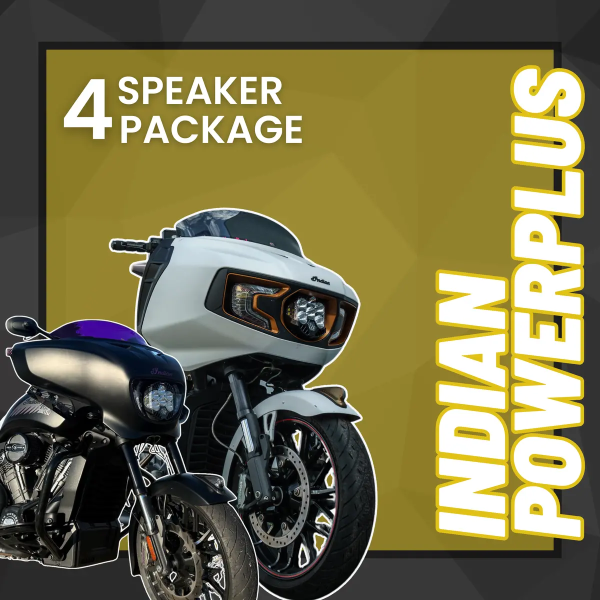 Indian Powerplus 4 Speaker Audio Package 1