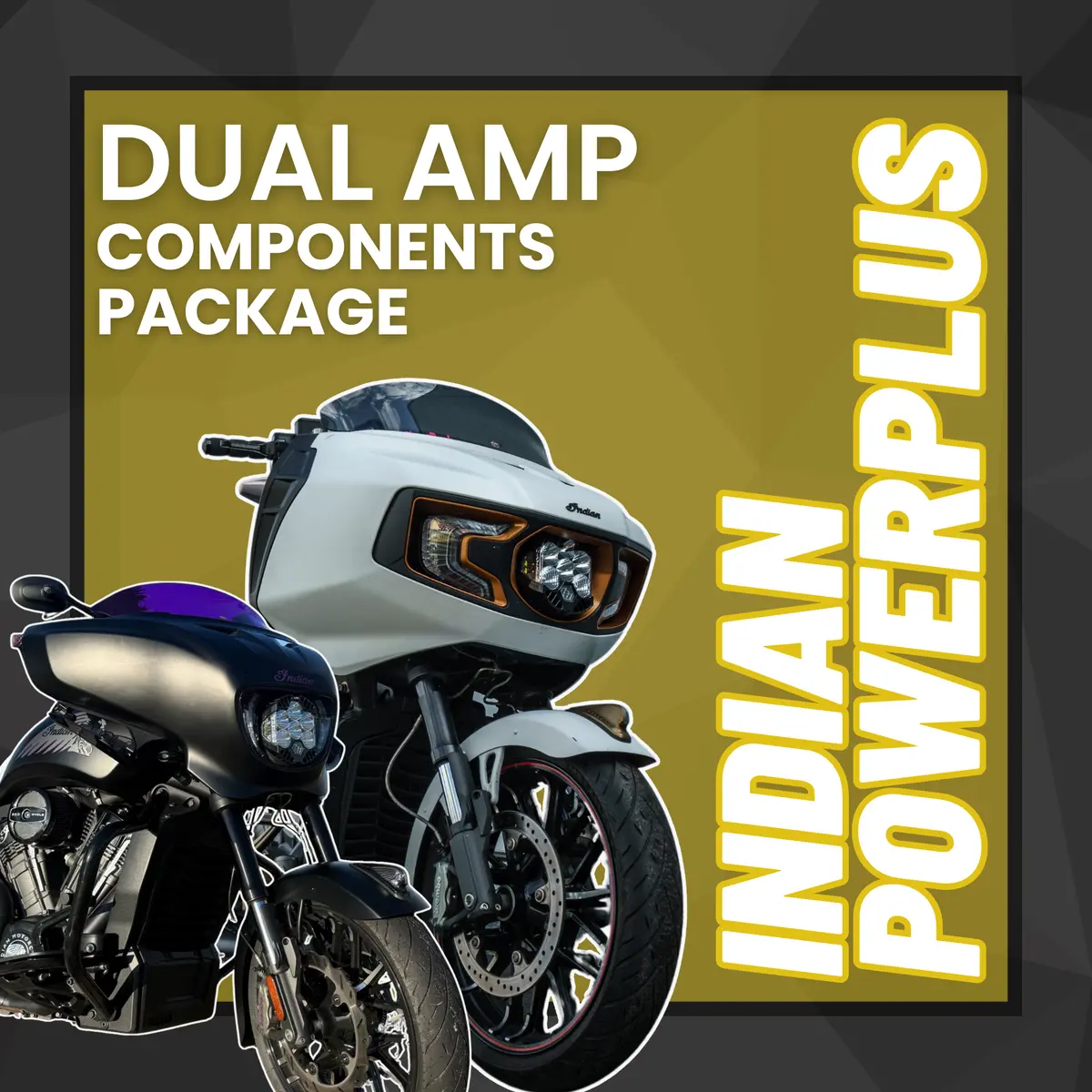 Indian Powerplus Dual Amp Components Package 1