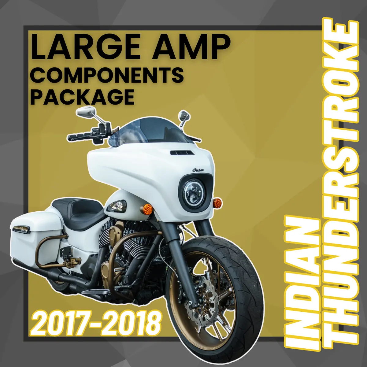 Indian Thunderstroke Platform (2017-2018) Large Amp Components Package 1