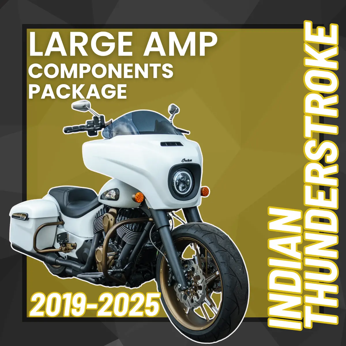 Indian Thunderstroke Platform (2019-2025) Large Amp Components Package 1