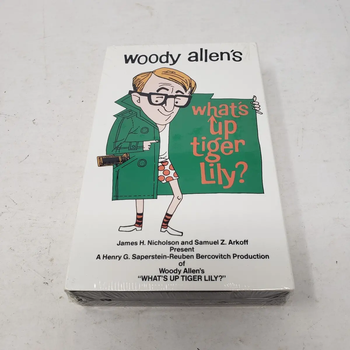 Woody Allen's What's Up Tiger Lily? Beta Tape 1986 New Betamax Movie Canada 1