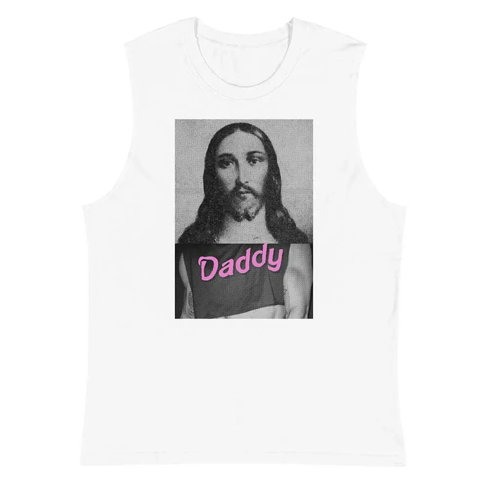 Naro Pinosa Jesus Daddy Sleeveless T-Shirt 1