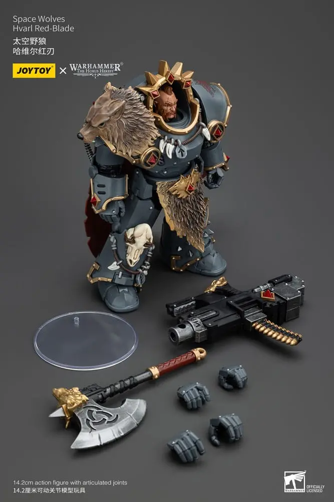 Joytoy - Warhammer: Horus Heresy - Space Wolves Hvarl Red-Blade 1/18 Action Figure (Jt00140) Last One! 1