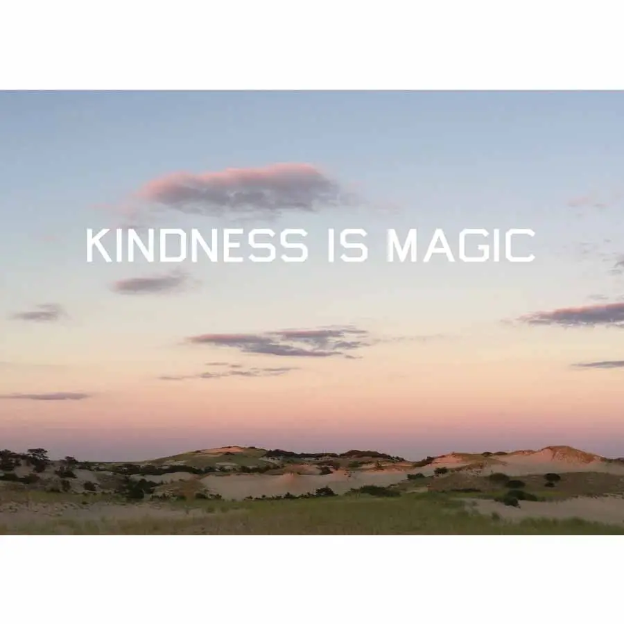 Kindness Is Magic - Dunes Provincetown Postcard 1