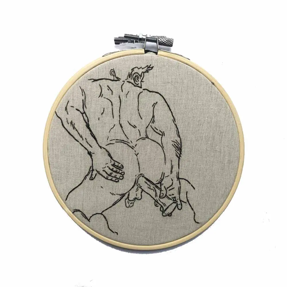 Dildo Play Original Embroidery 1