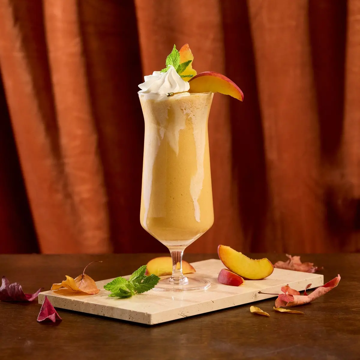 Spiced Peaches & Cream Smoothie 1