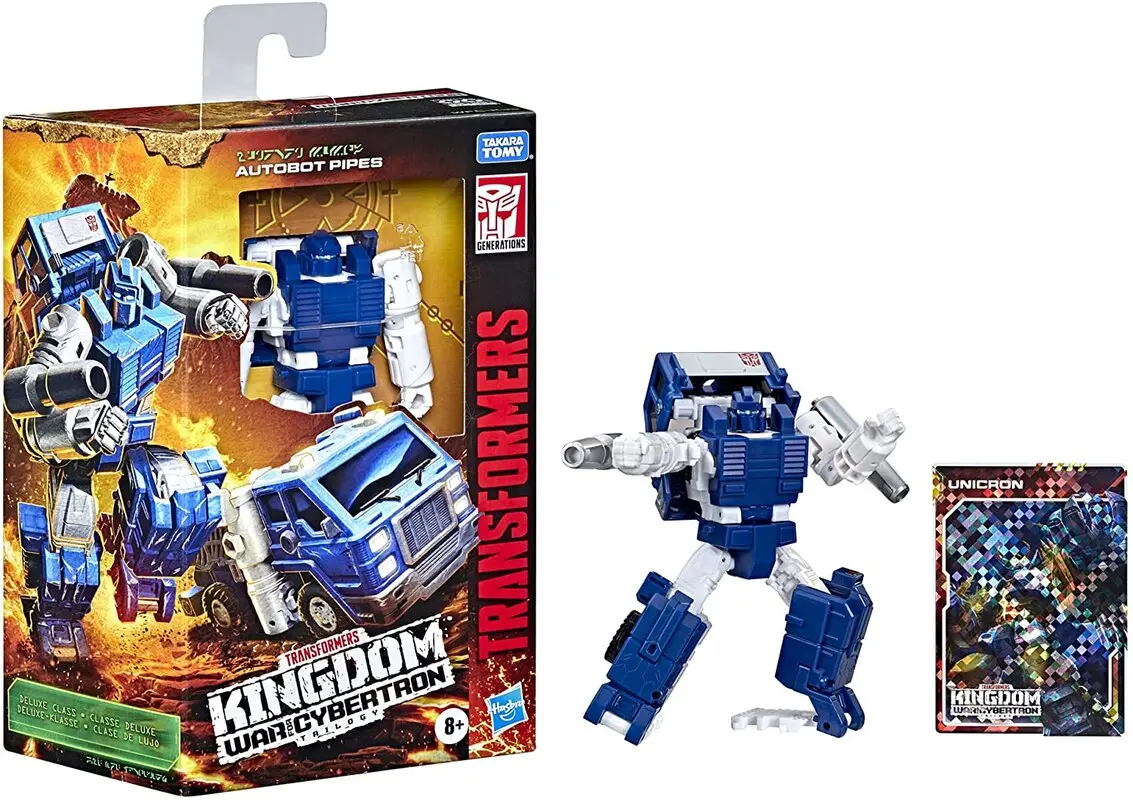 Transformers - War For Cybertron: Kingdom Wfc-K32 Deluxe Autobot Pipes Action Figure (F0682) 1