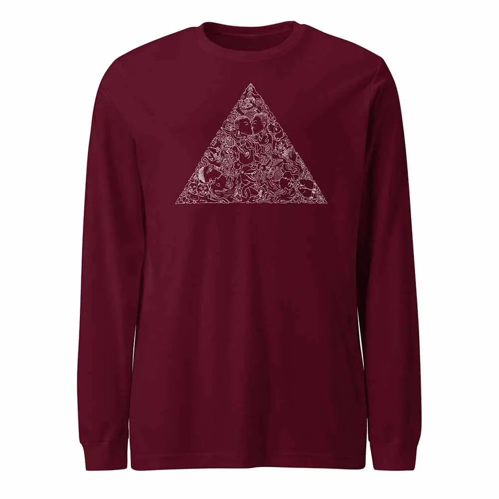 Love Triangle Long Sleeve T-Shirt - Trevor Project 2