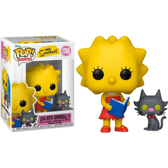 Funko Pop! Television - #1740 - The Simpsons - Lisa Simpson And Snowball Ii Vinyl Figures (86409) 1