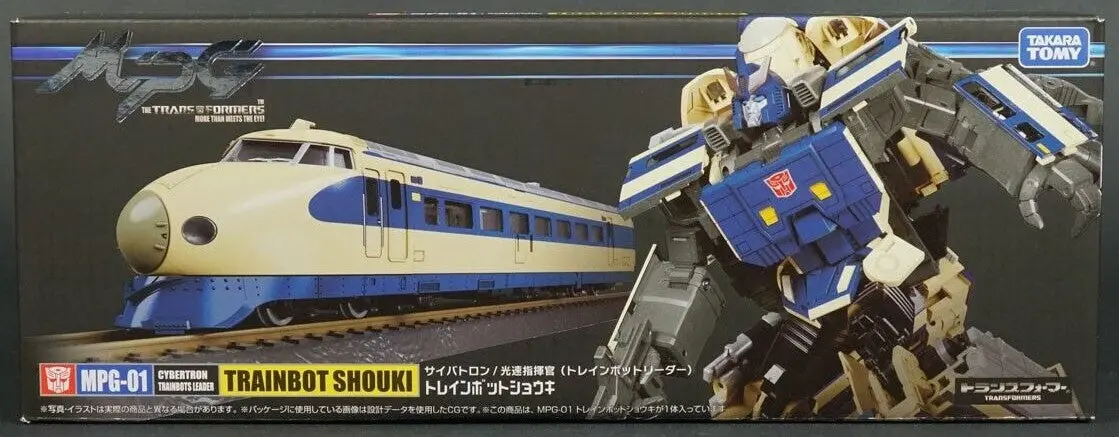 Takara Tomy Transformers Masterpiece Mpg-01 Trainbot Shouki (Raiden Combiner) Action Figure (F4088) Low Stock 1