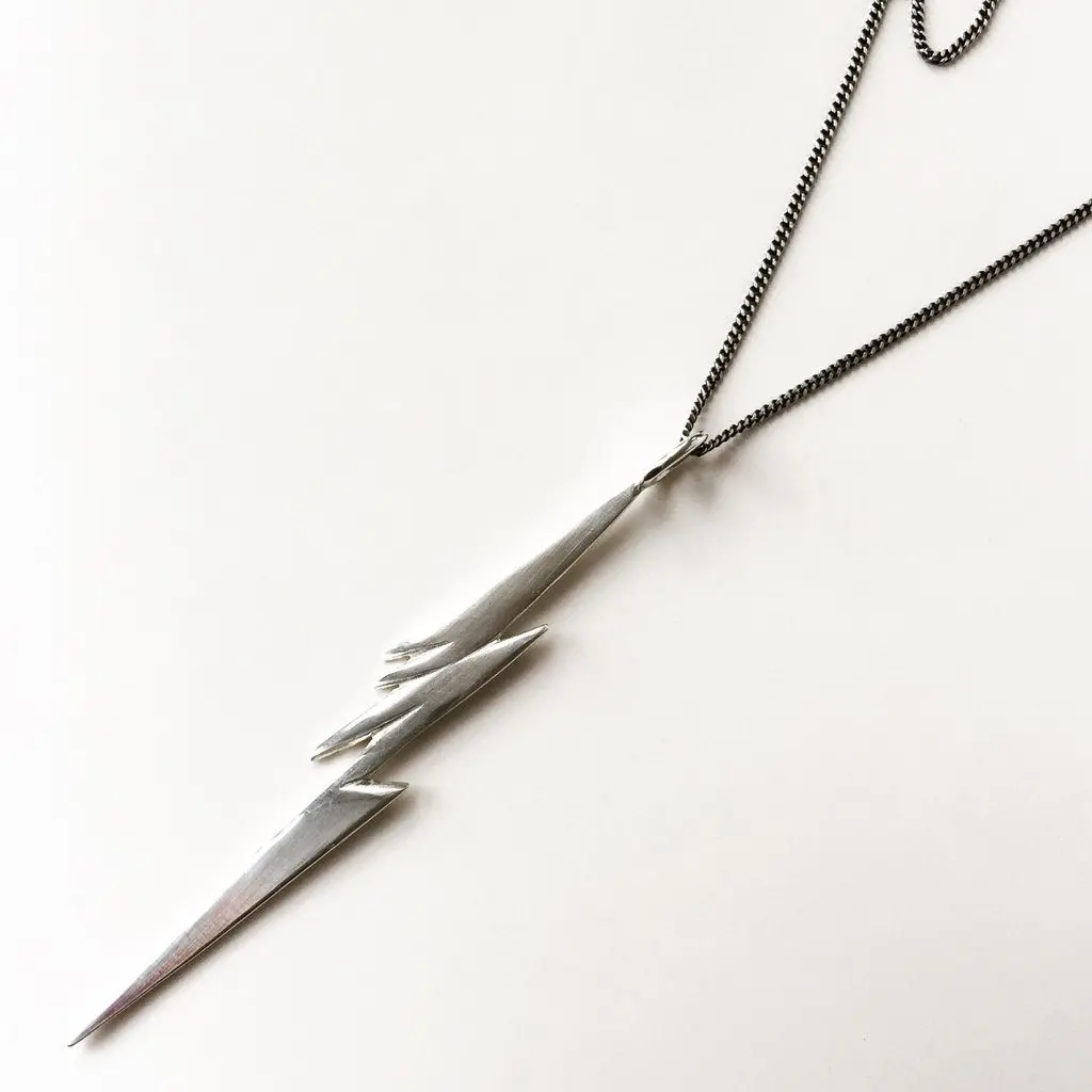 Thunderbolts And Lightning Necklace In Silver 1
