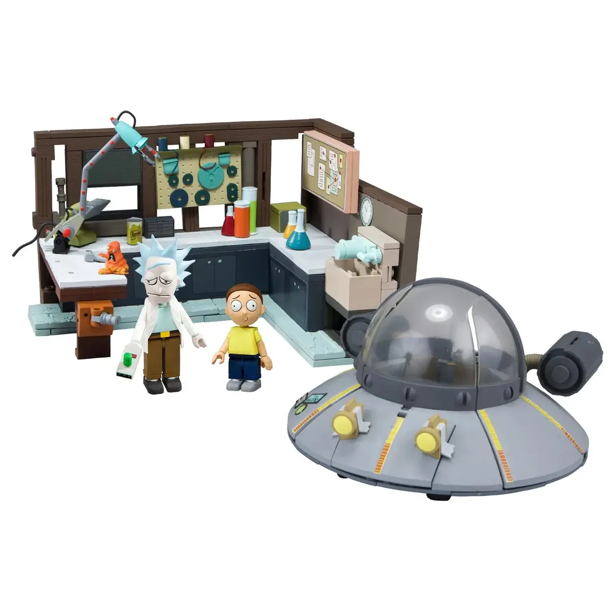 Mcfarlane Toys - Rick And Morty - Spaceship And Garage Building Toy (12884) Last One! 2