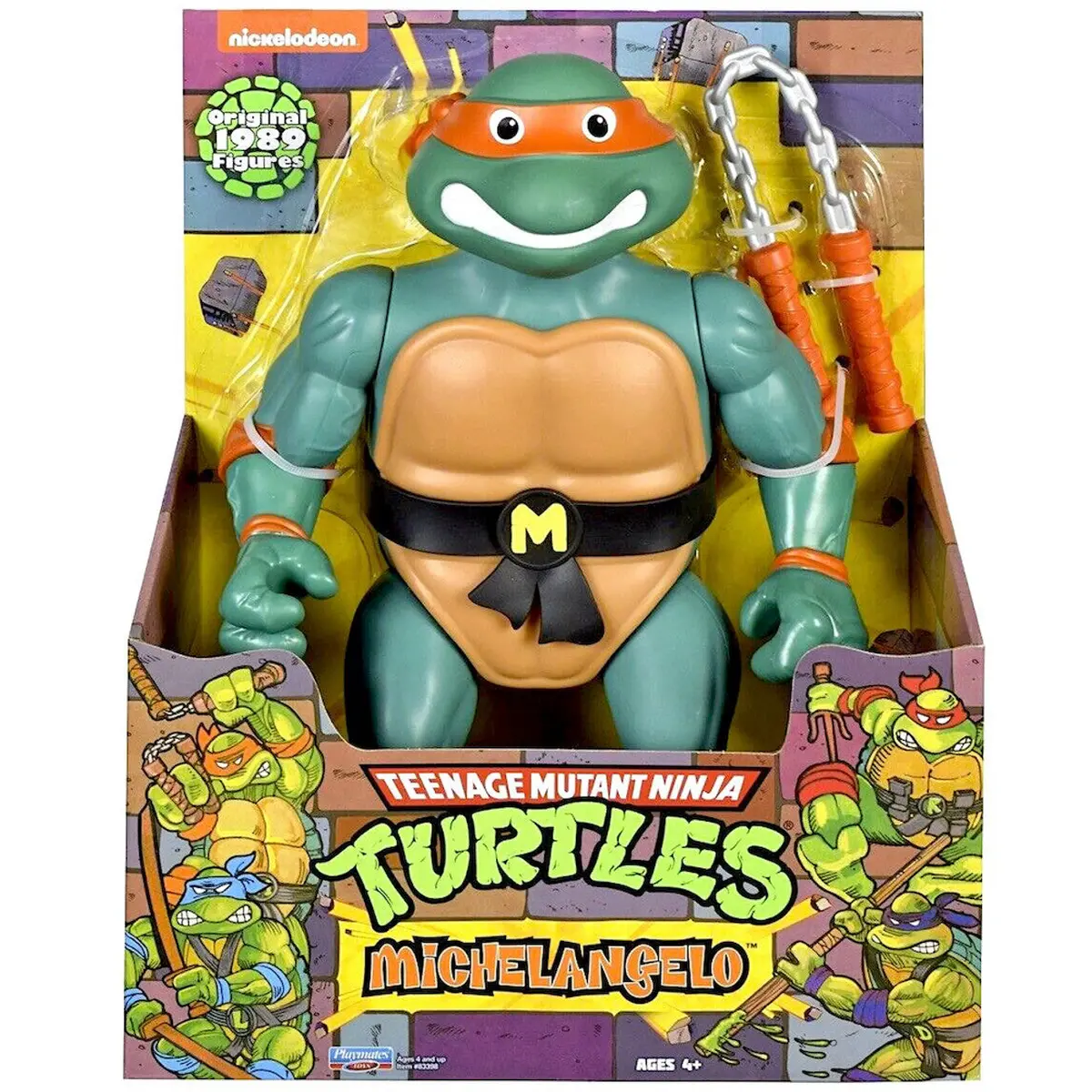 Teenage Mutant Ninja Turtles (Tmnt) Classic Michelangelo (Giant 12-Inch) Action Figure 83398 1