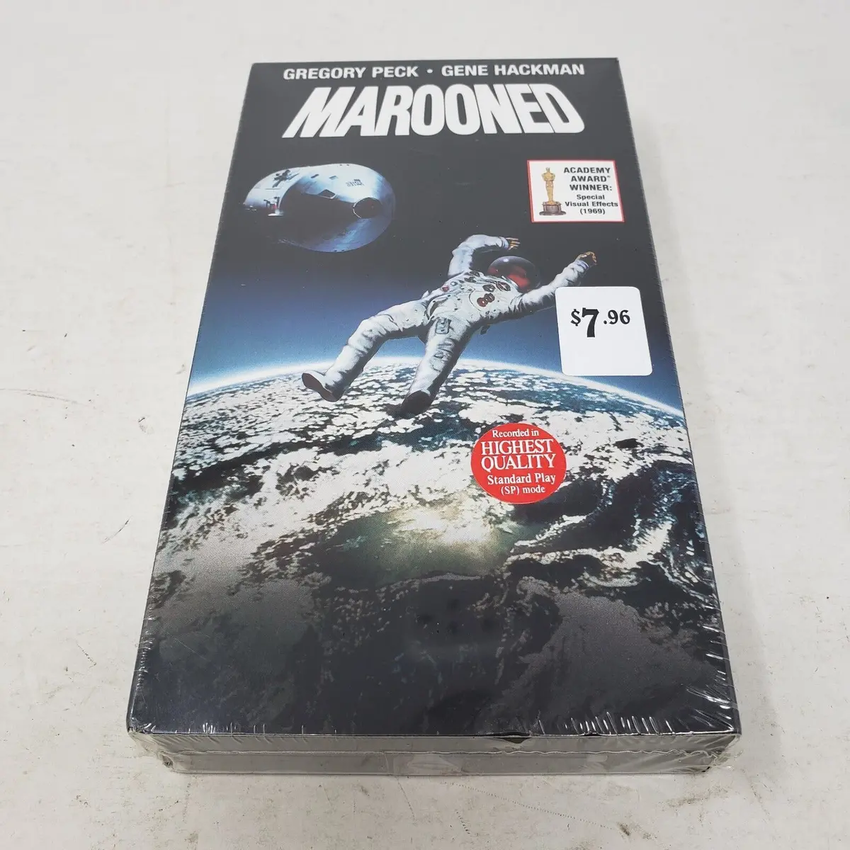 Marooned Gregory Peck Gene Hackman Vhs Tape New Factory Sealed Movie Watermarks 1