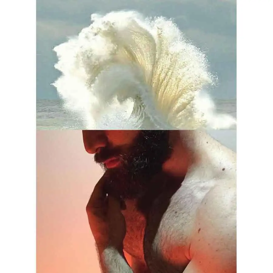 Naro Pinosa Wave Beard Man Postcard 1