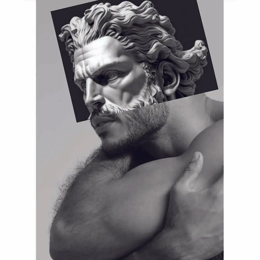 Naro Pinosa Grecian Profile Postcard 1