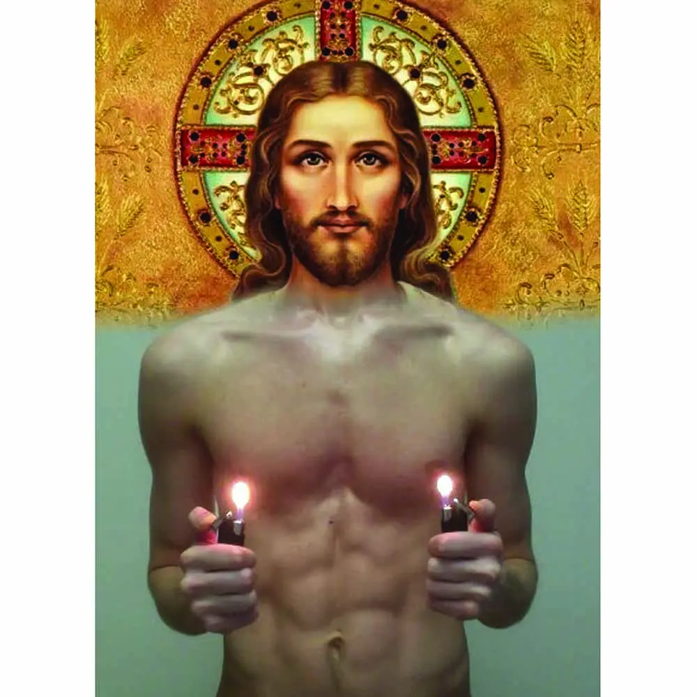 Naro Pinosa Jesus Christ Lighter Postcard 1