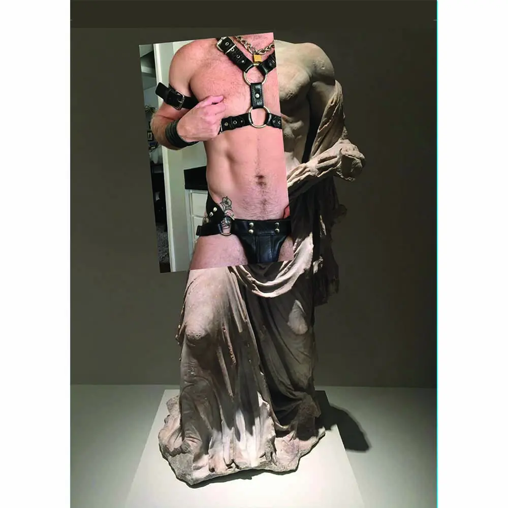 Naro Pinosa Leather Harness Jockstrap Postcard 1