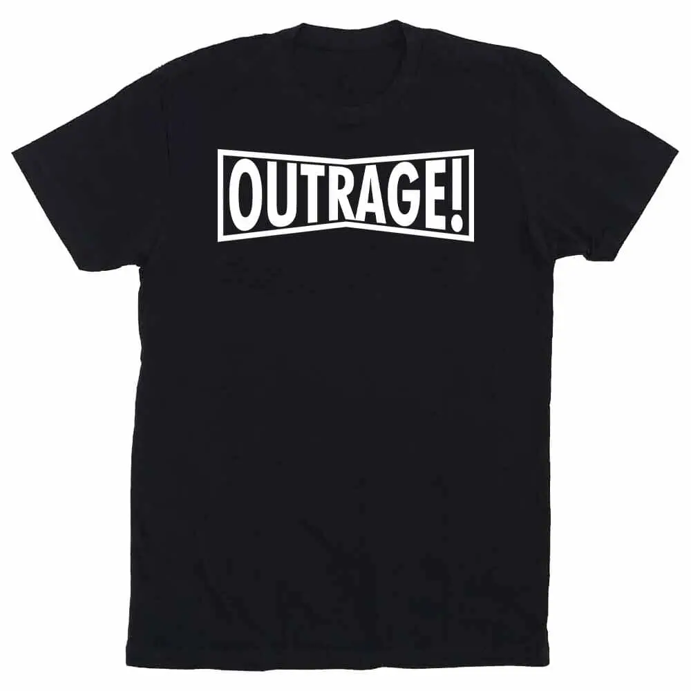 Outrage T-Shirt - Peter Tatchell Foundation 1
