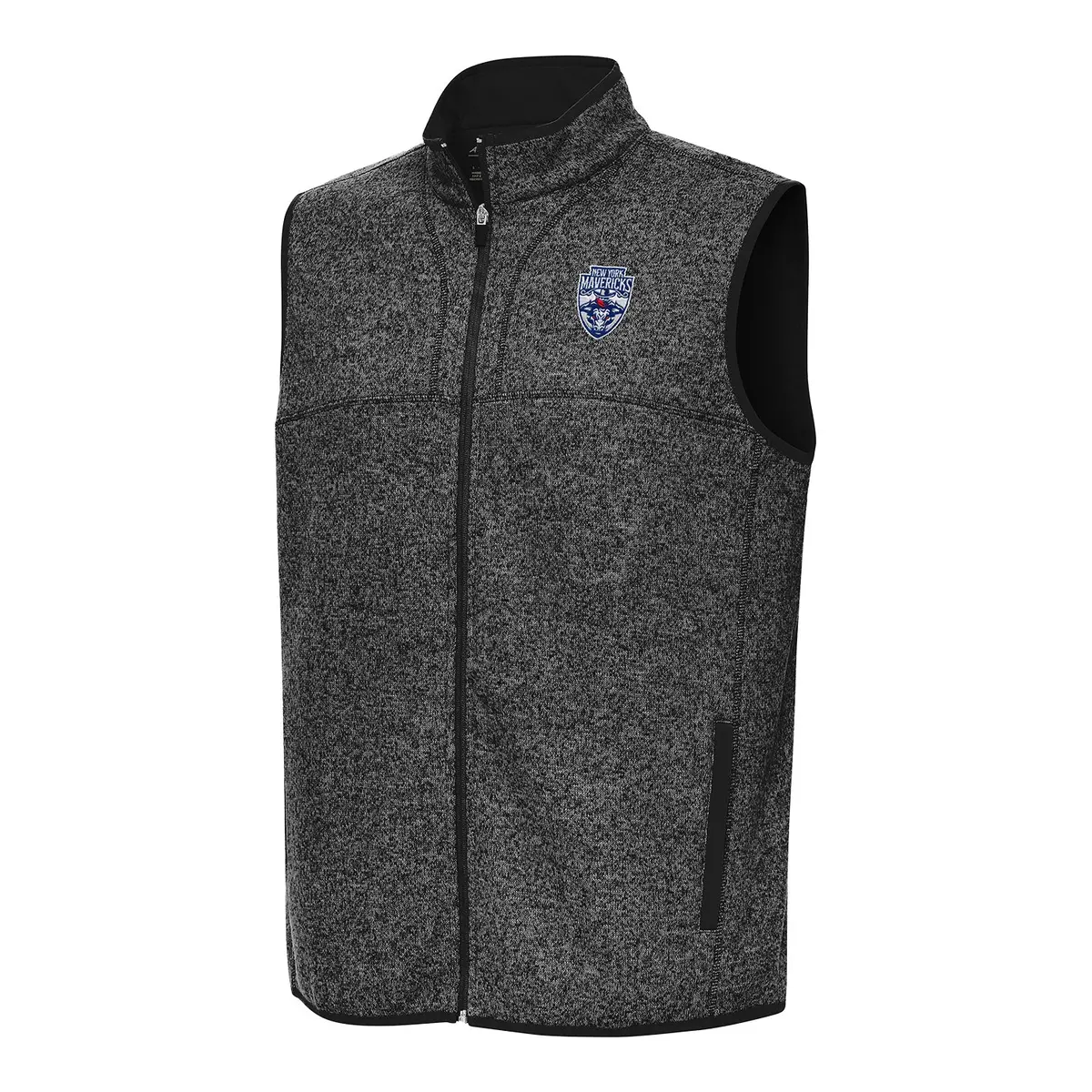 Pbr X Antigua New York Mavericks Fortune Vest - Black Heather 1