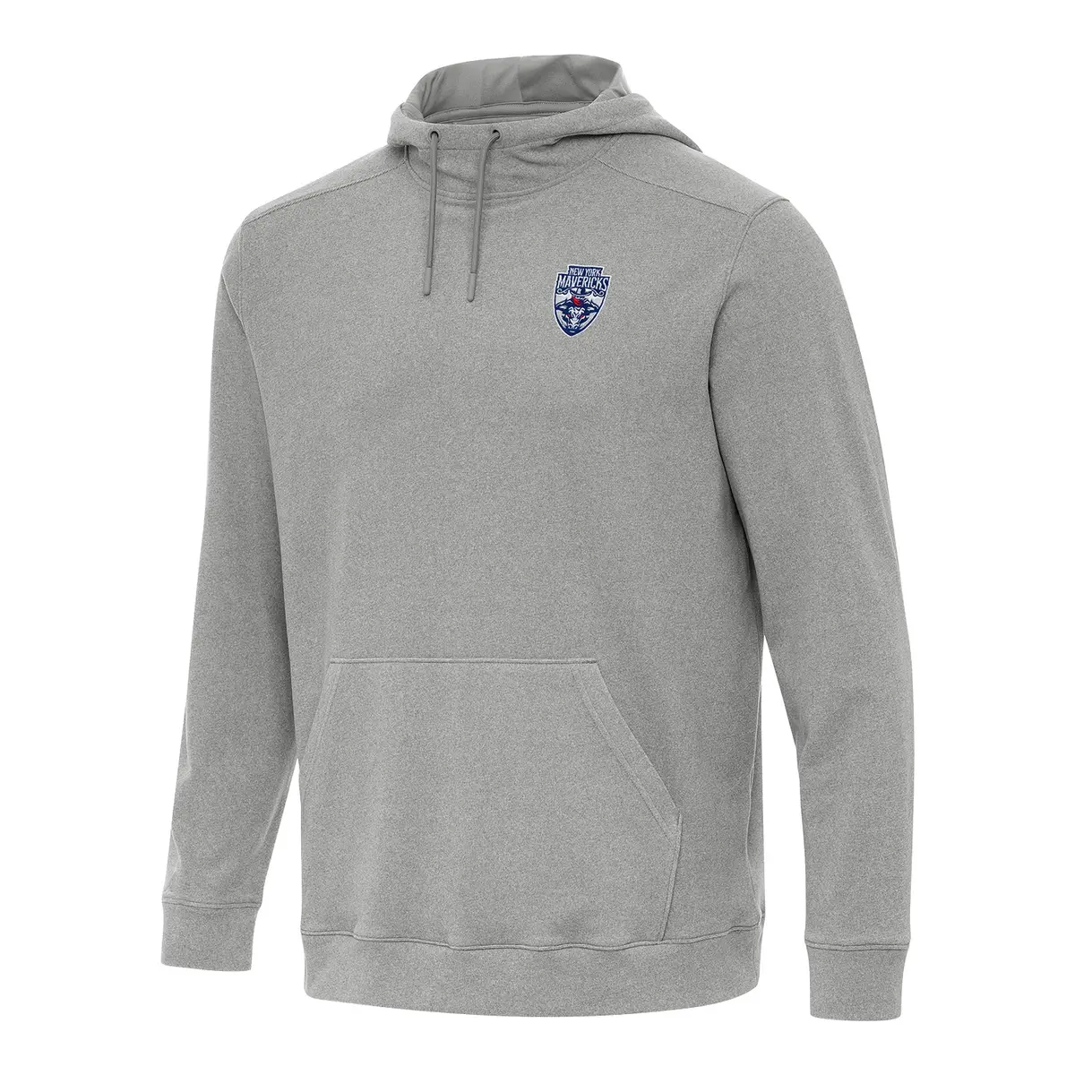 Pbr X Antigua New York Mavericks Cloud Pullover Hoodie - Grey Heather 1