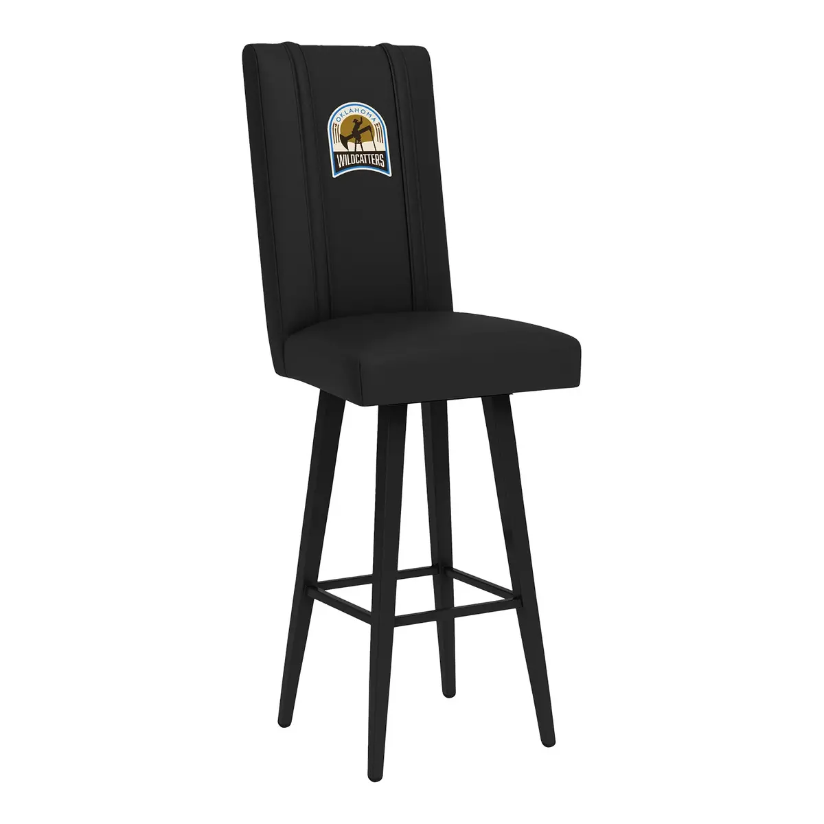 Oklahoma Wildcatters Swivel Barstool 1