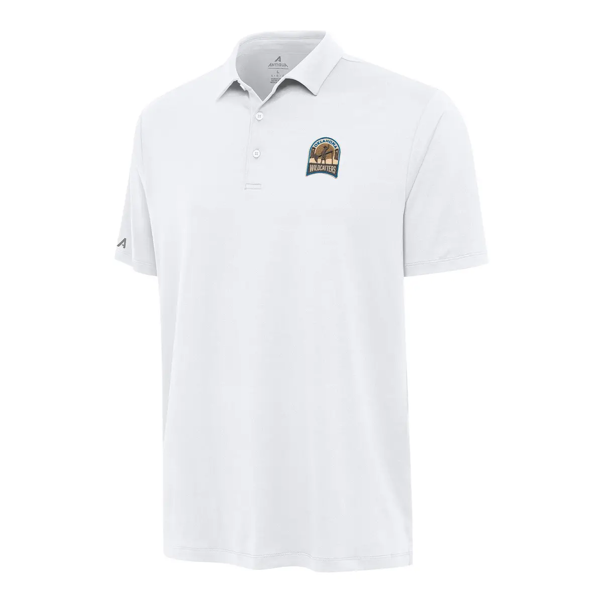Pbr X Antigua Oklahoma Wildcatters Reprocess Polo - White 1