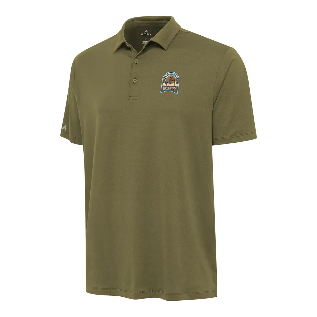 Pbr X Antigua Oklahoma Wildcatters Reprocess Polo - Burnt Olive 1