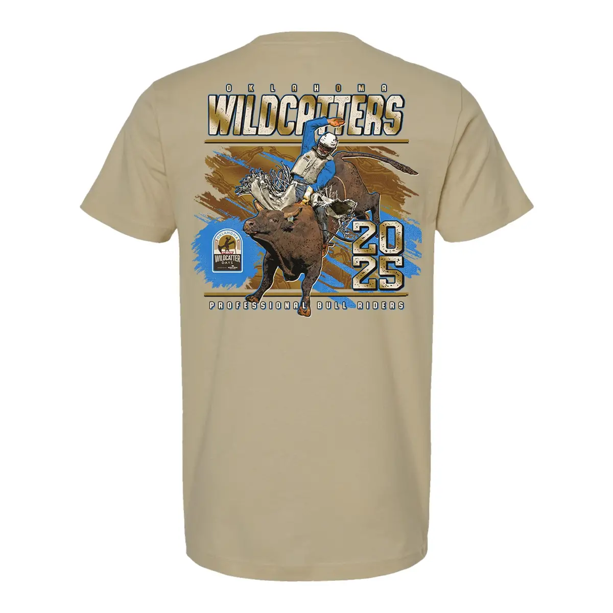 Oklahoma Wildcatters 2025 Event T-Shirt - Tan 1
