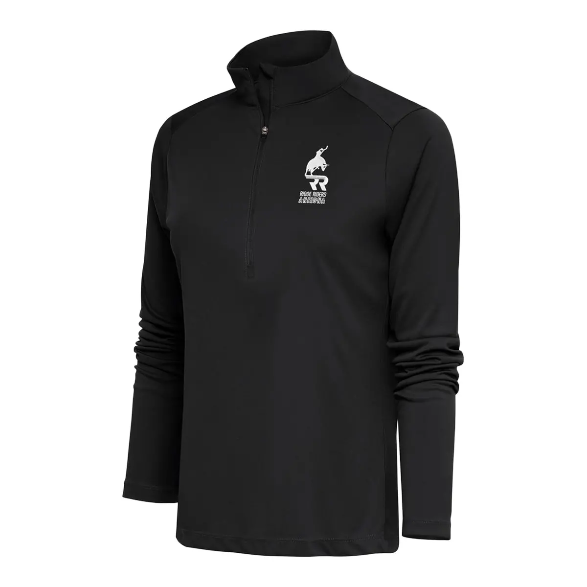 Pbr X Antigua Ladies Arizona Ridge Riders Tribute 1/4 Zip Pullover - Black 1