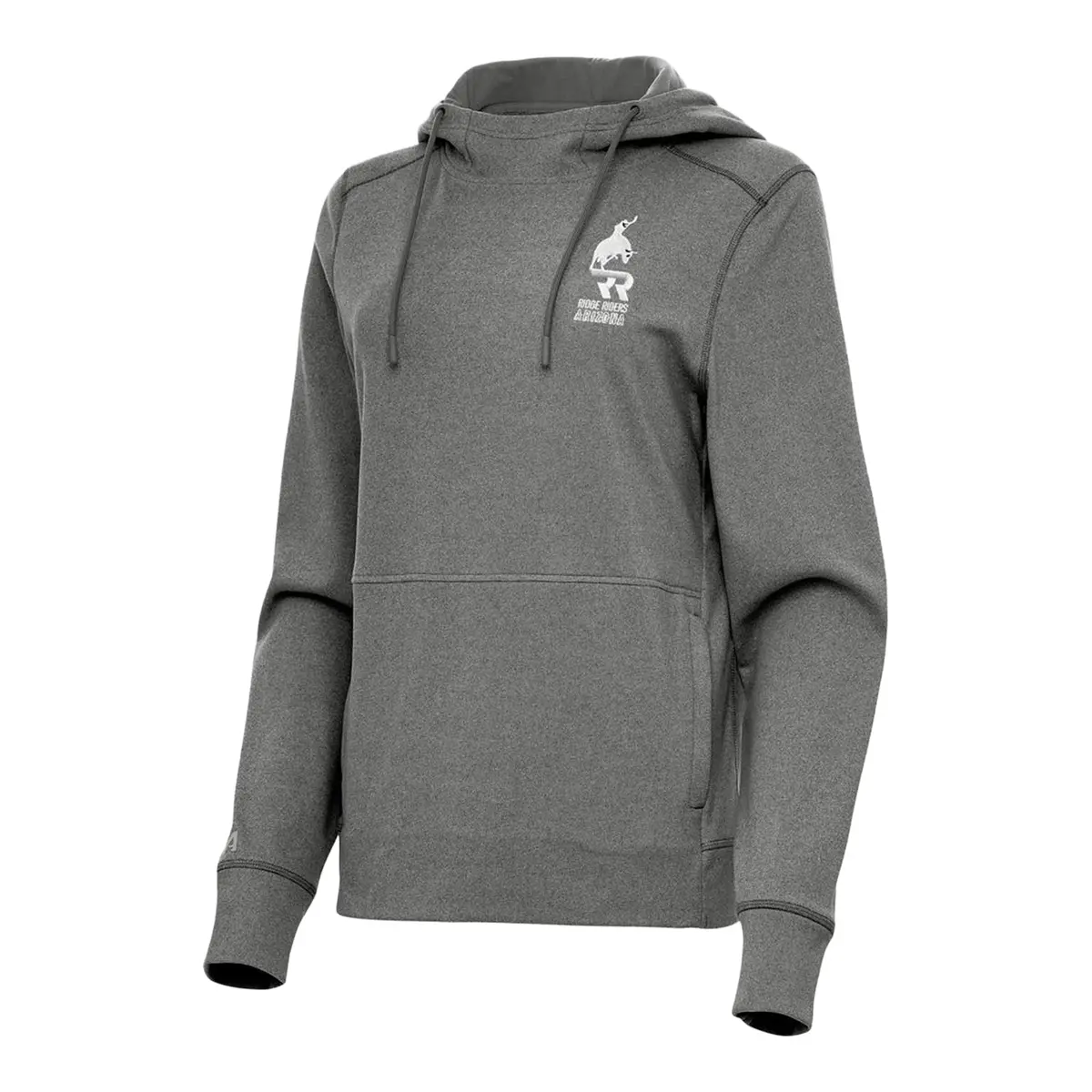 Pbr X Antigua Ladies Arizona Ridge Riders Justice Pullover Hoodie - Silver 1