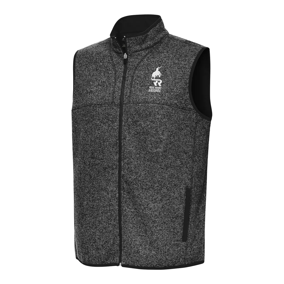 Pbr X Antigua Arizona Ridge Riders Fortune Vest - Black Heather 1
