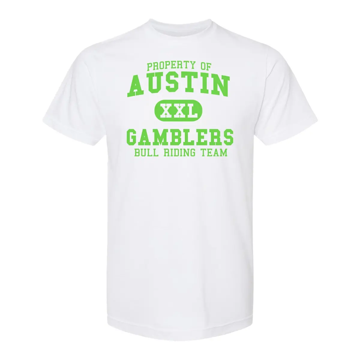 Austin Gamblers Collegiate T-Shirt - White 1