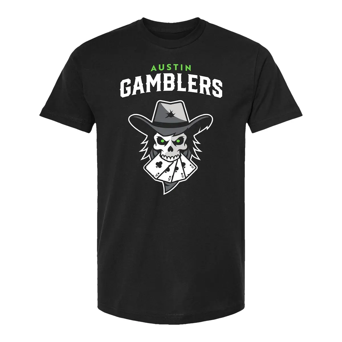 Austin Gamblers Logo T-Shirt - Black 1