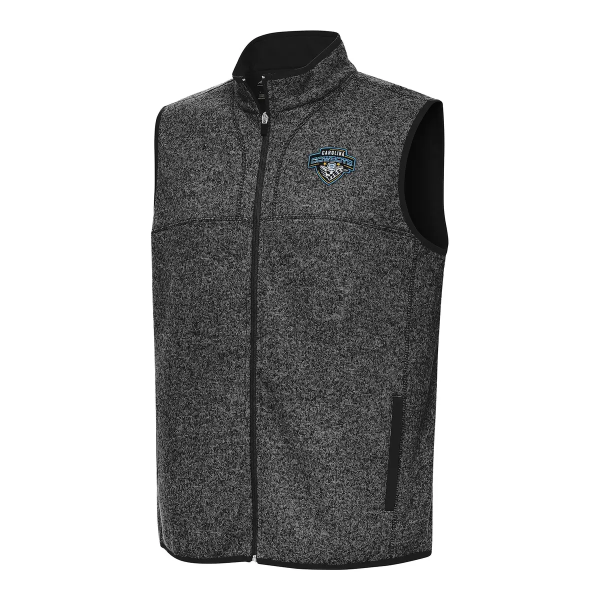 Pbr X Antigua Carolina Cowboys Fortune Vest - Black Heather 1