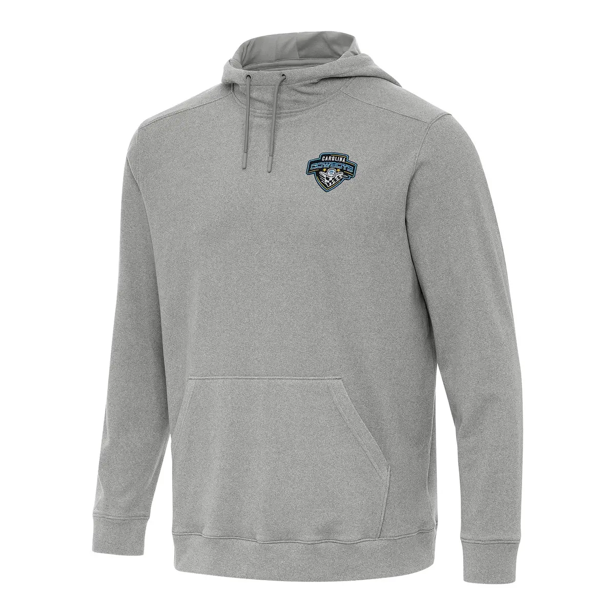 Pbr X Antigua Carolina Cowboys Cloud Pullover Hoodie - Grey Heather 1