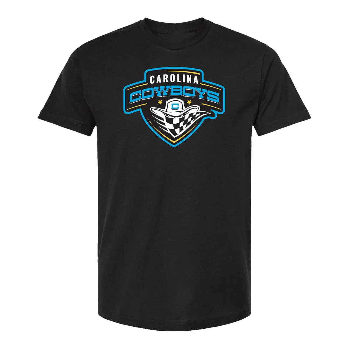 Carolina Cowboys Logo T-Shirt - Black 1