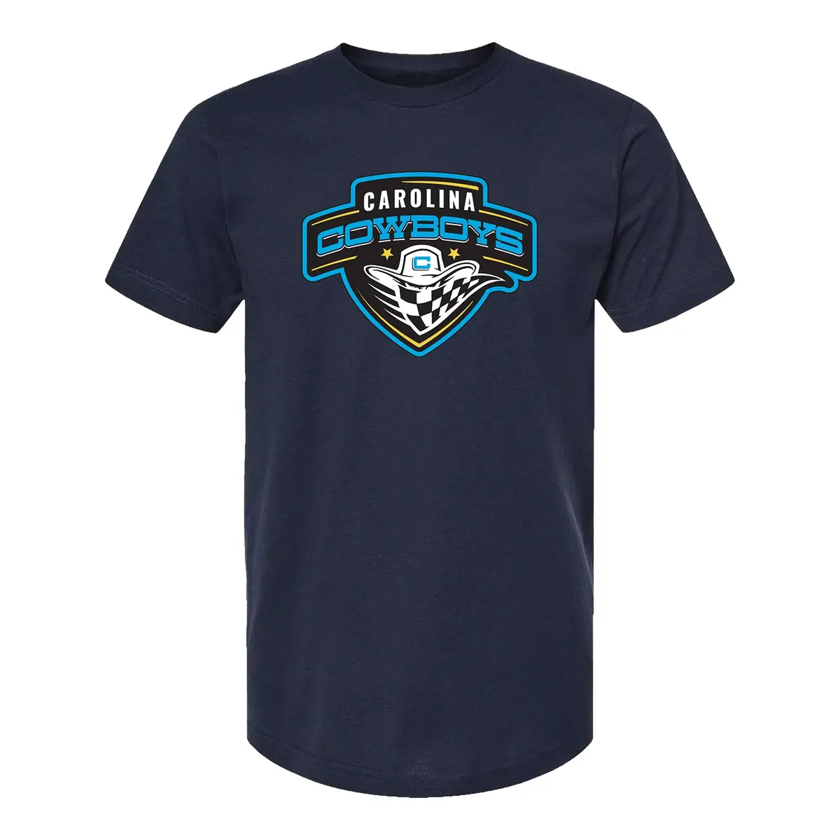Carolina Cowboys Logo T-Shirt - Navy 1