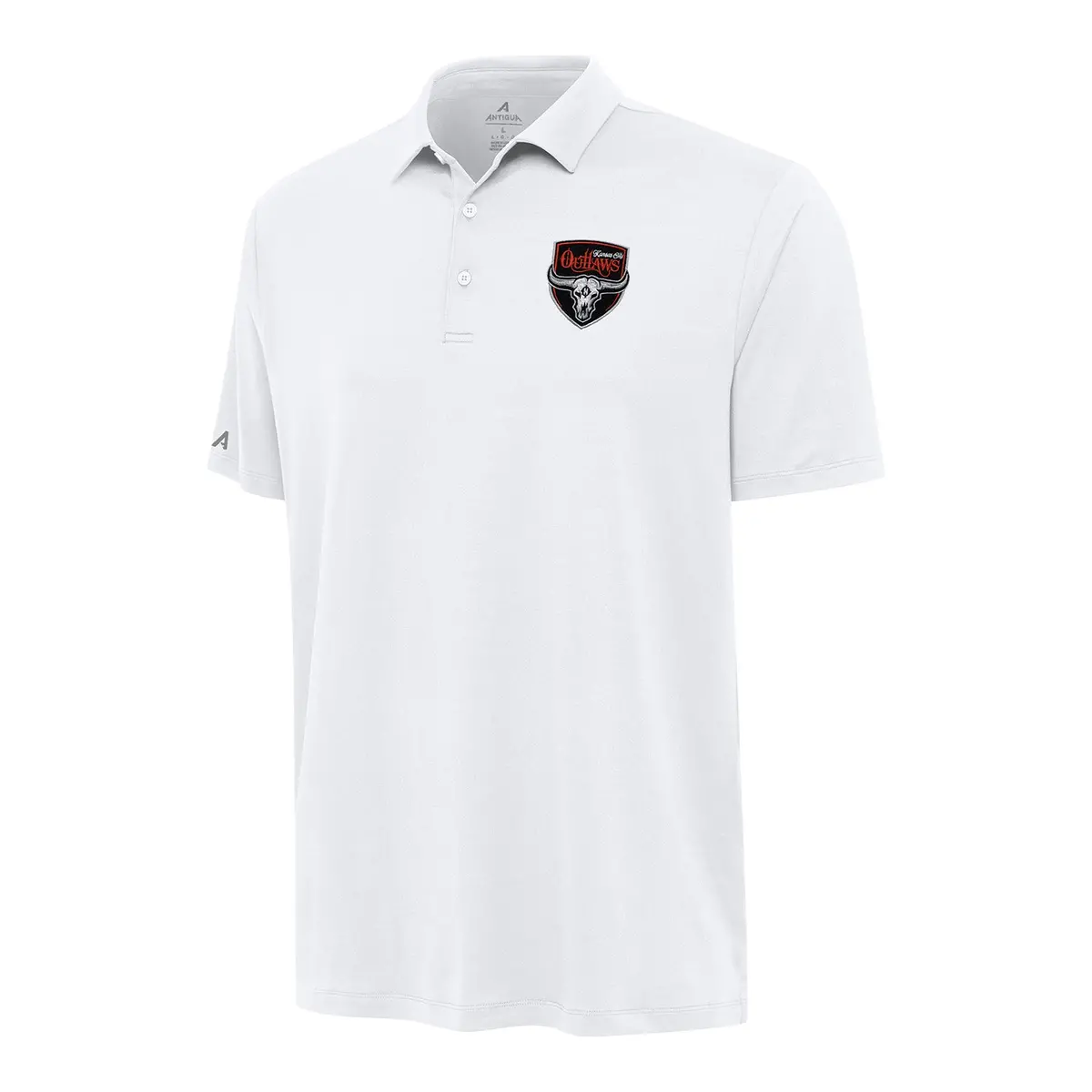 Pbr X Antigua Kansas City Outlaws Reprocess Polo - White 1