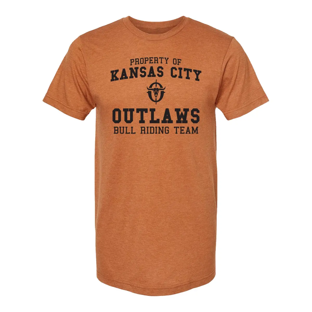 Kansas City Outlaws Collegiate T-Shirt - Orange 1