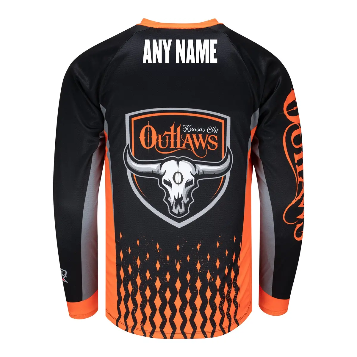 Kansas City Outlaws Personalized Jersey 1