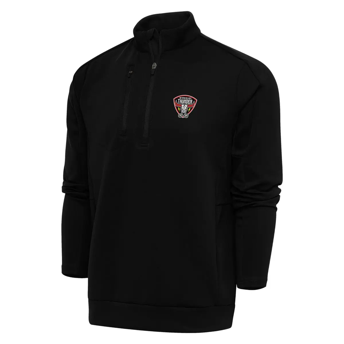 Pbr X Antigua Missouri Thunder Generation 1/4 Zip Pullover - Black 1