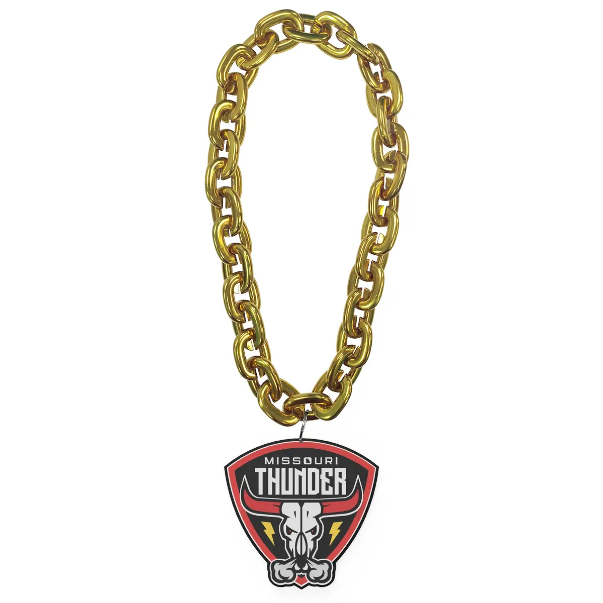 Missouri Thunder 3D Foam Fan Chain - Gold 1